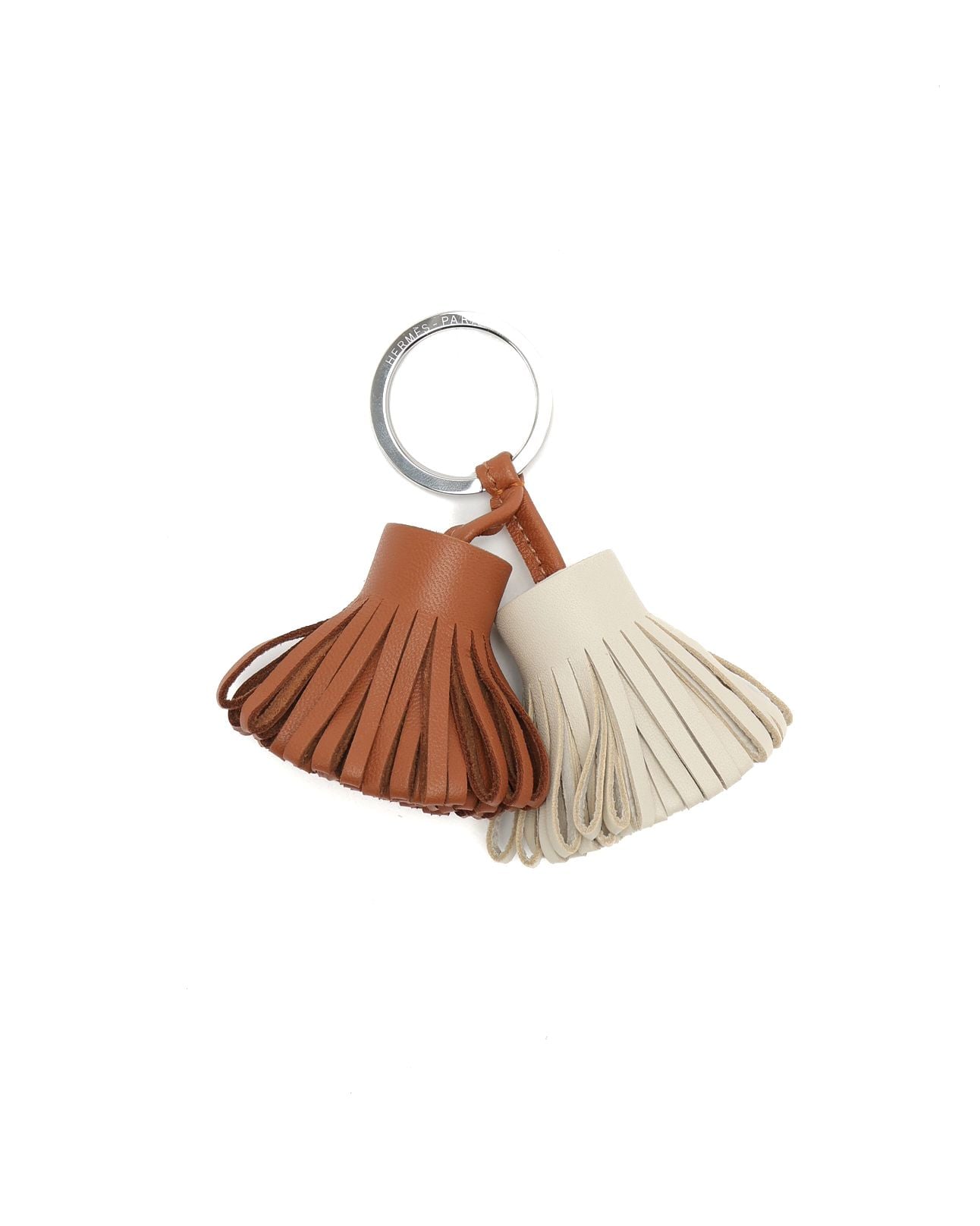 Pre-owned Hermes Hermès Carmen Uno-dos Key Ring In Multicolour