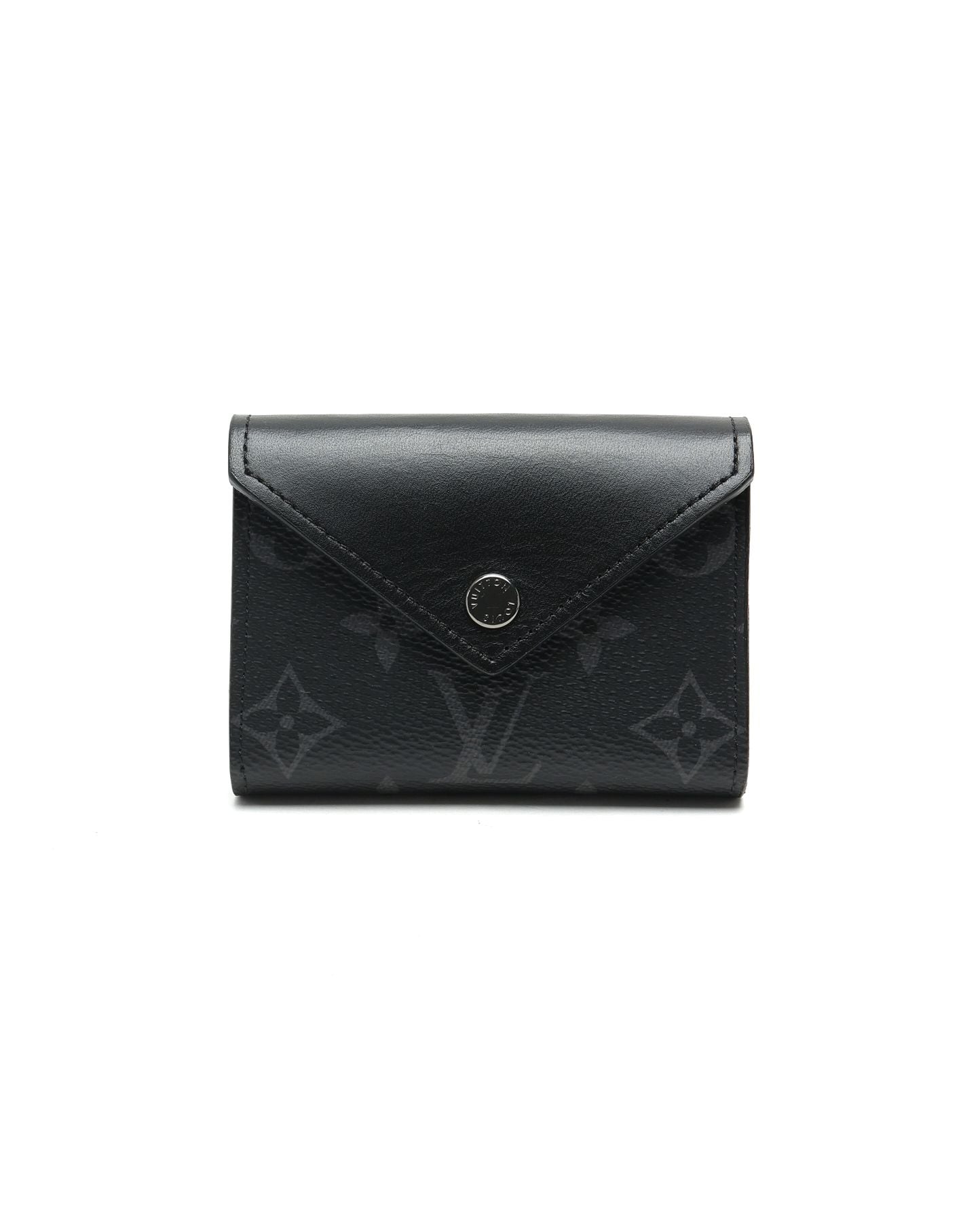 Pre-owned Louis Vuitton Monogram Graphite Playing Cards Case In Black