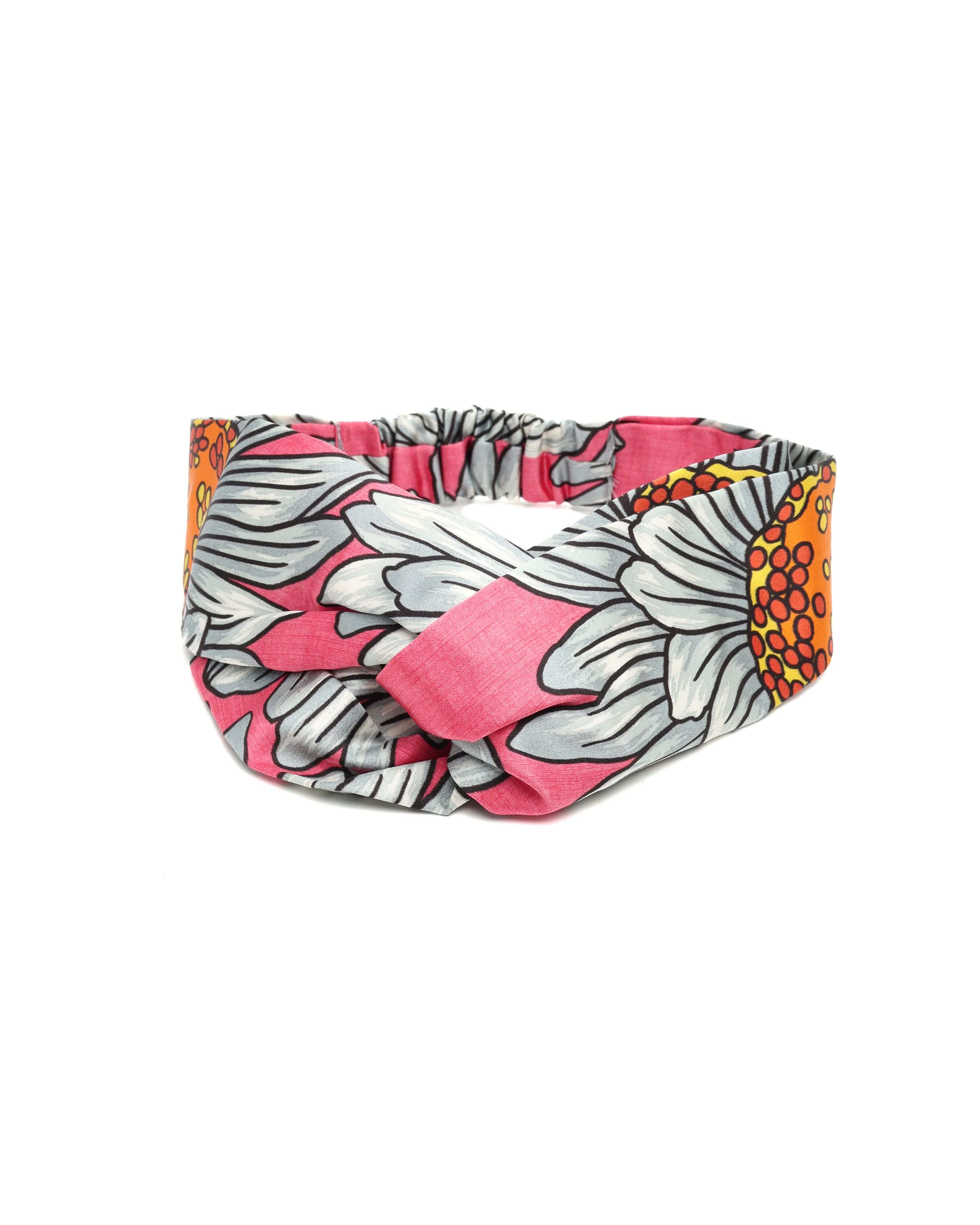 Pre-owned Gucci Floral Silk Headband
