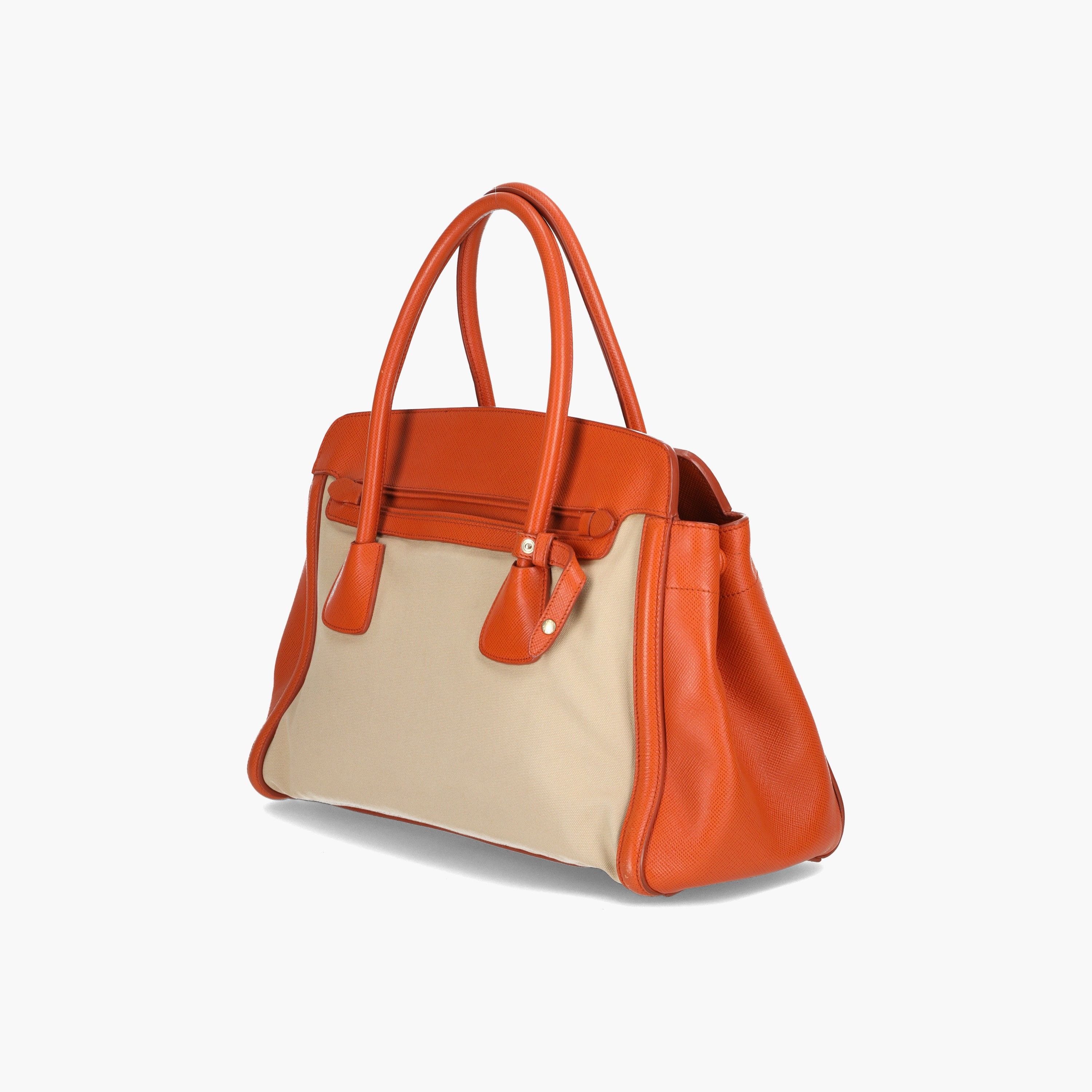 Prada Corda Canapa Saffiano Handbag