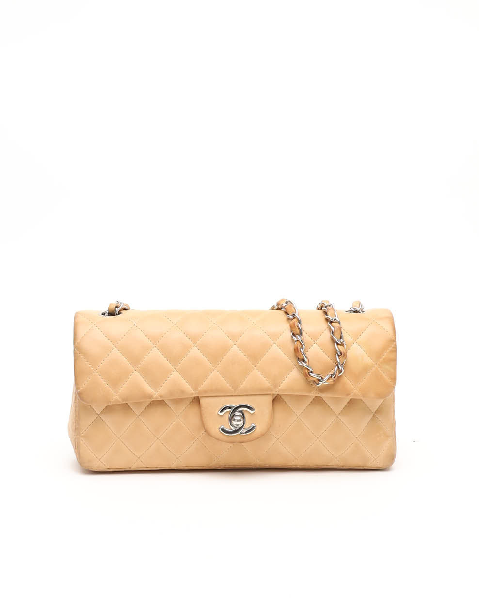 CHANEL East West Flap Bag