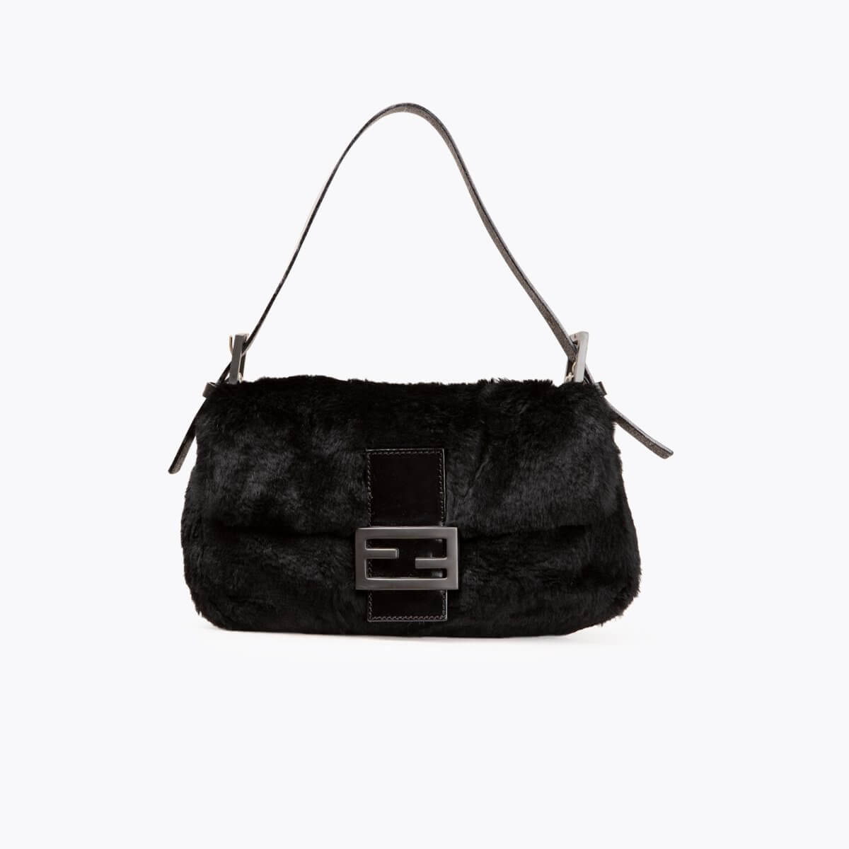 FENDI Fur Baguette Bag