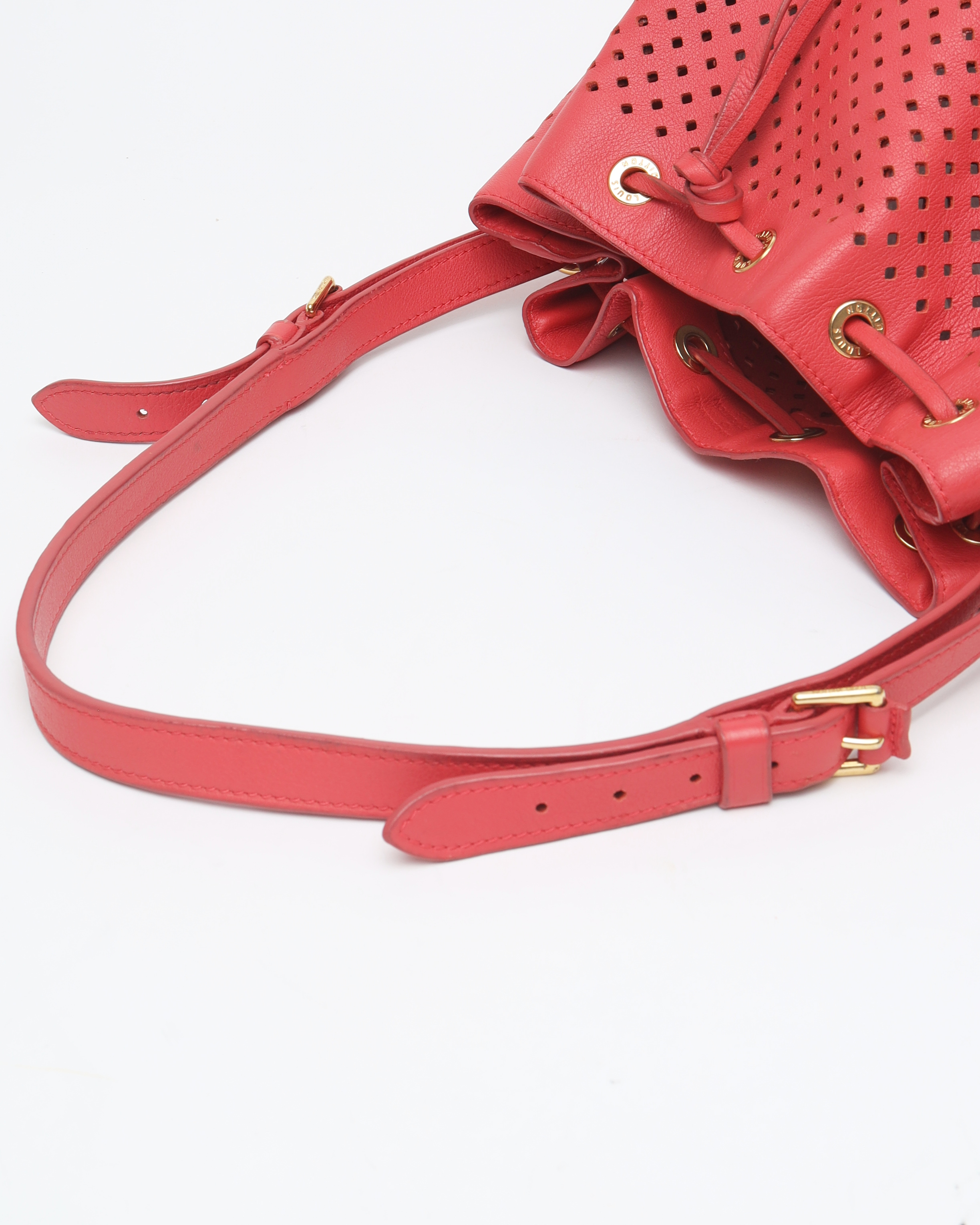 Pre-owned Louis Vuitton Limited Edition Flore Noé Gm Bag In Pink