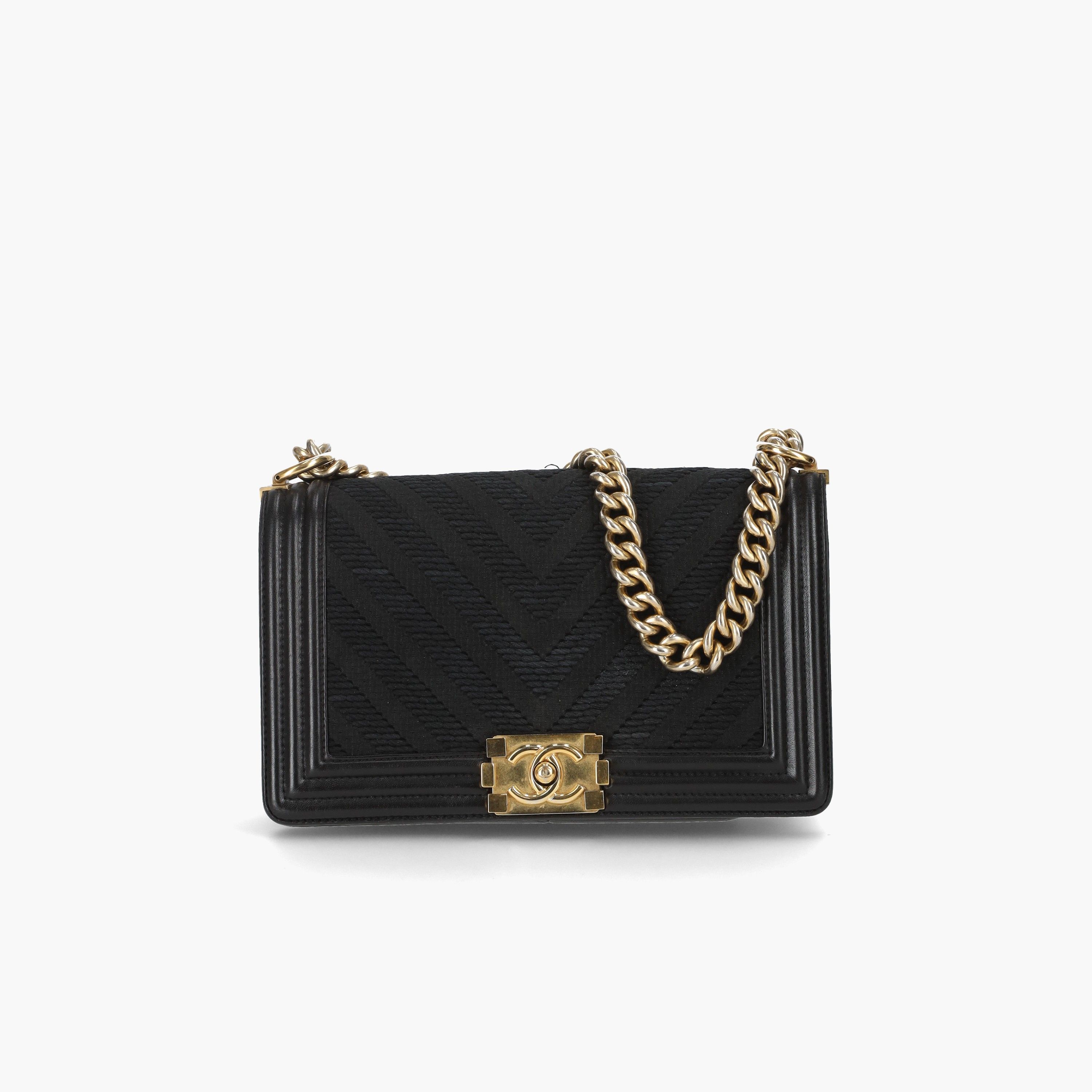 CHANEL Medium Chevron Boy Bag