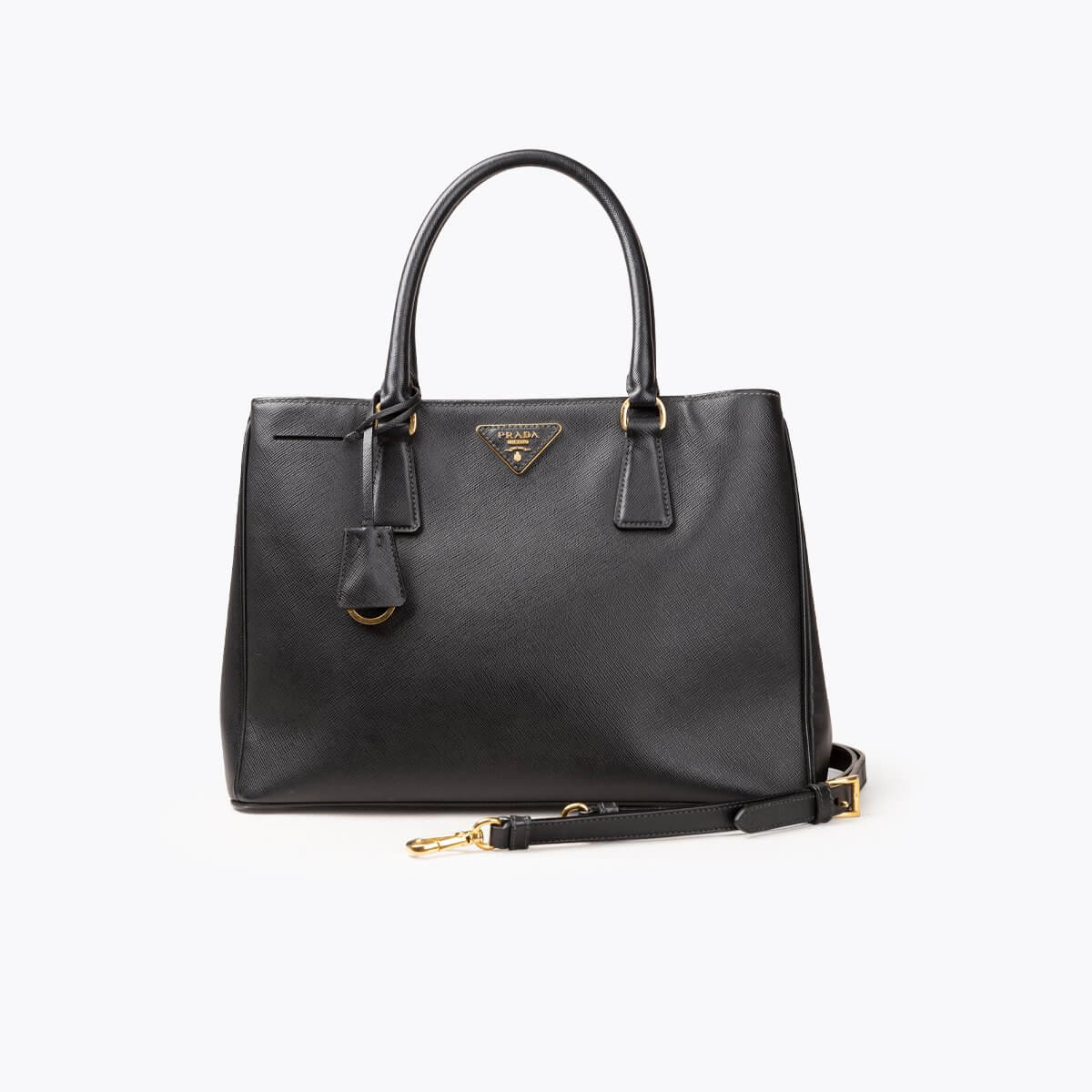 PRADA Small Saffiano Lux Tote