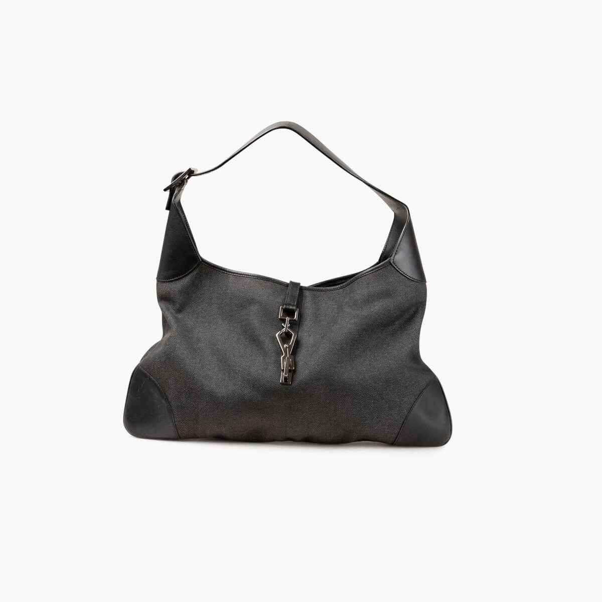 GUCCI Jackie Hobo Denim Bag