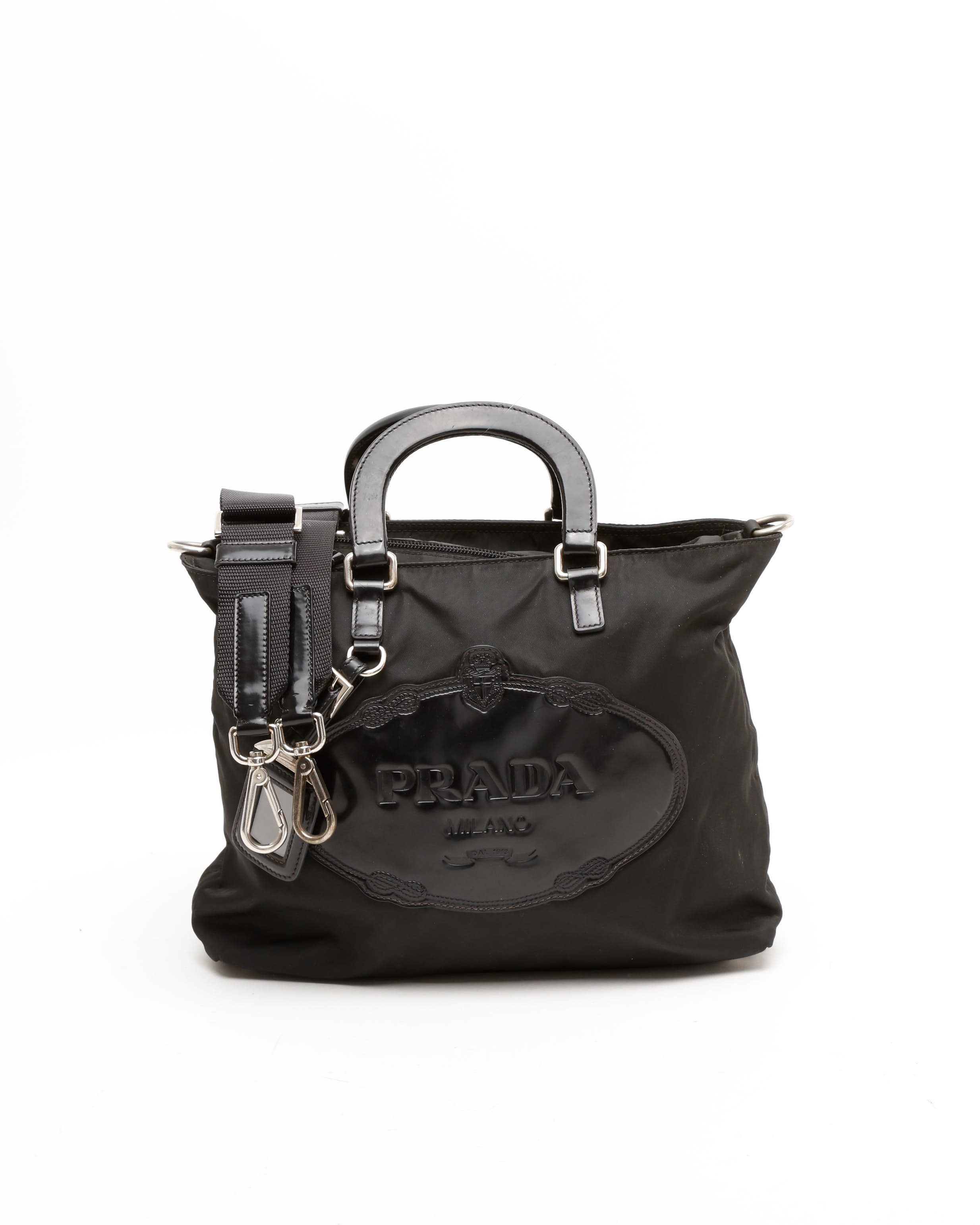 PRADA Canapa Tote Bag