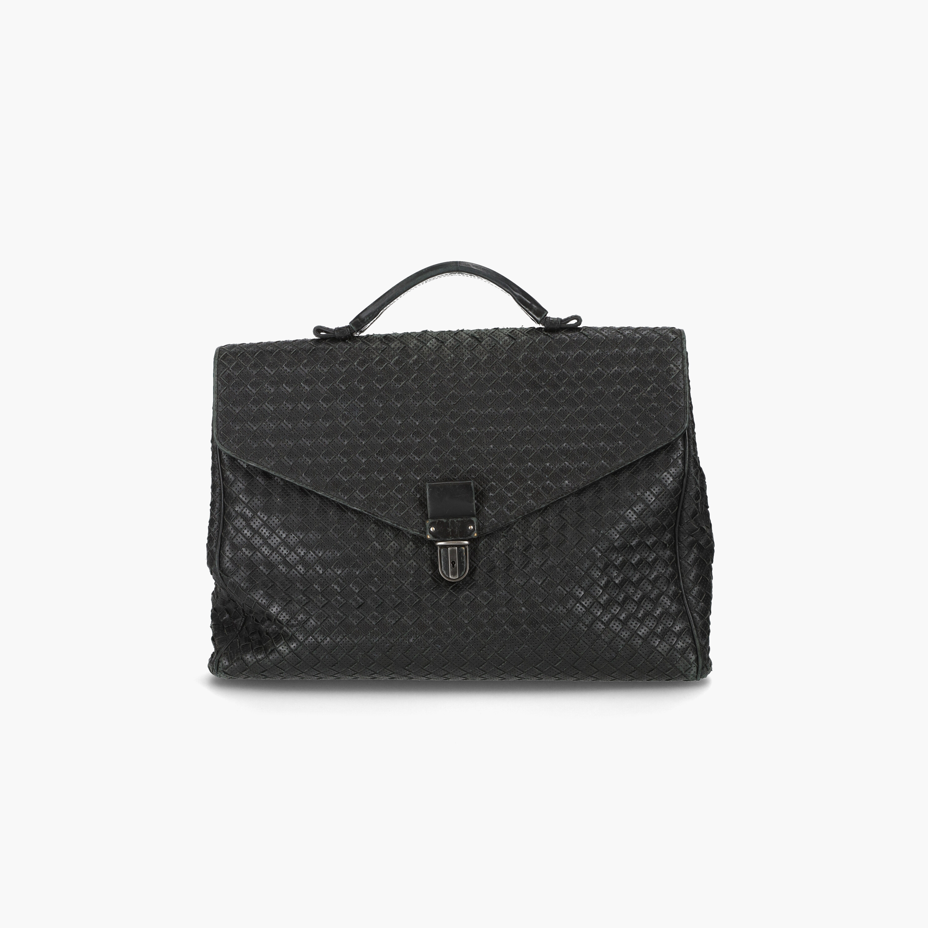 BOTTEGA VENETA Peforated Intrecciato Briefcase