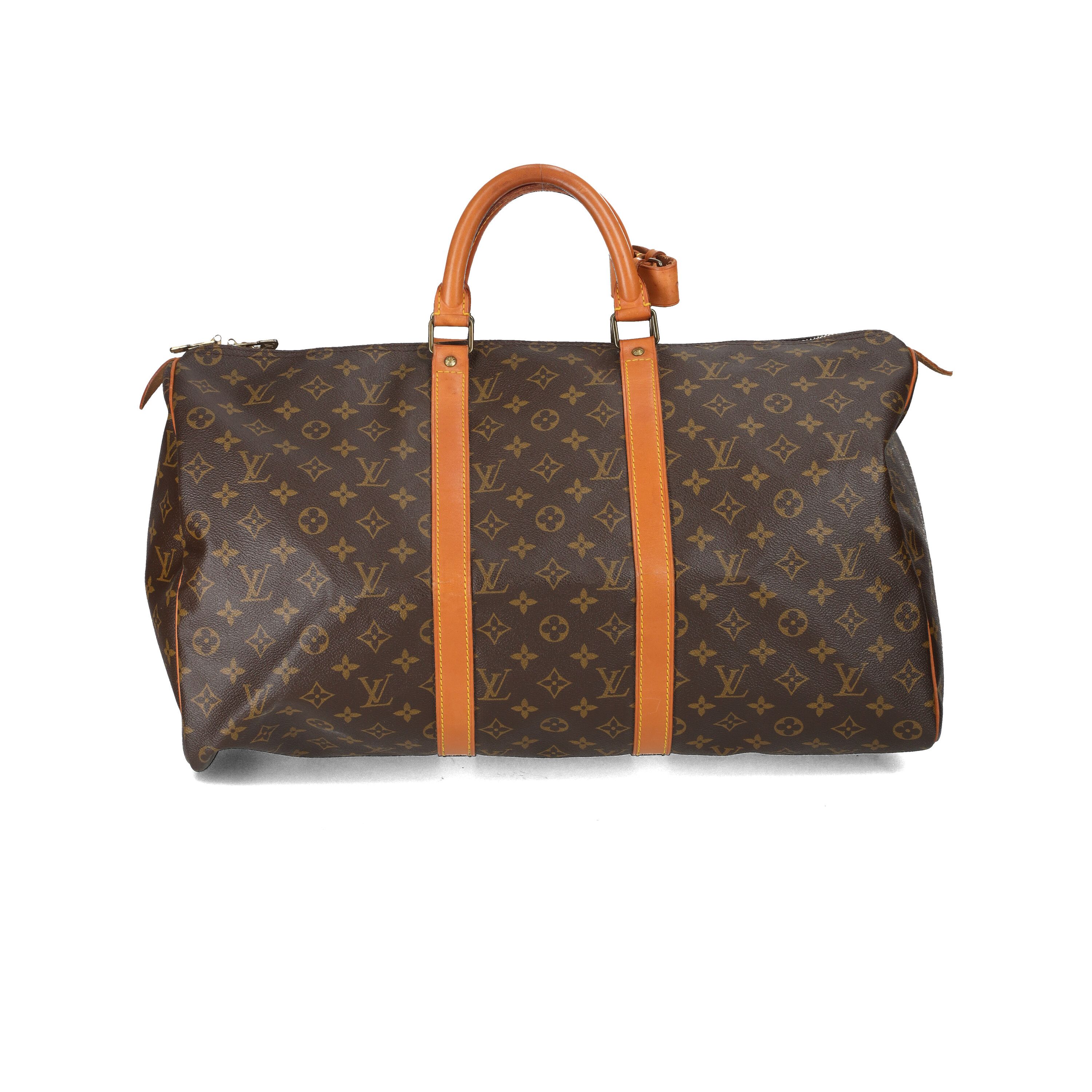 LOUIS VUITTON Monogram Keepall 50 Weekend Bag