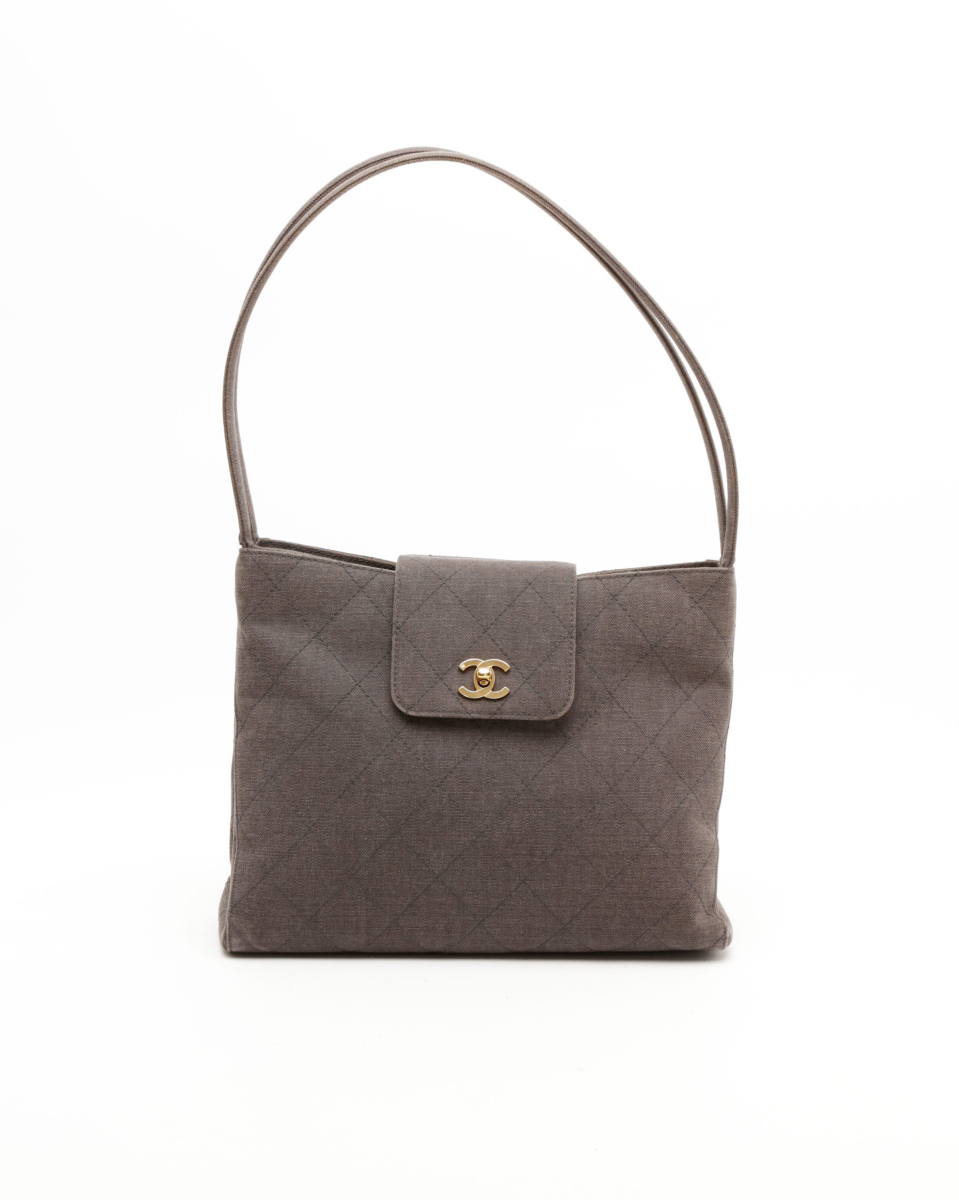 CHANEL Denim Double Handbag