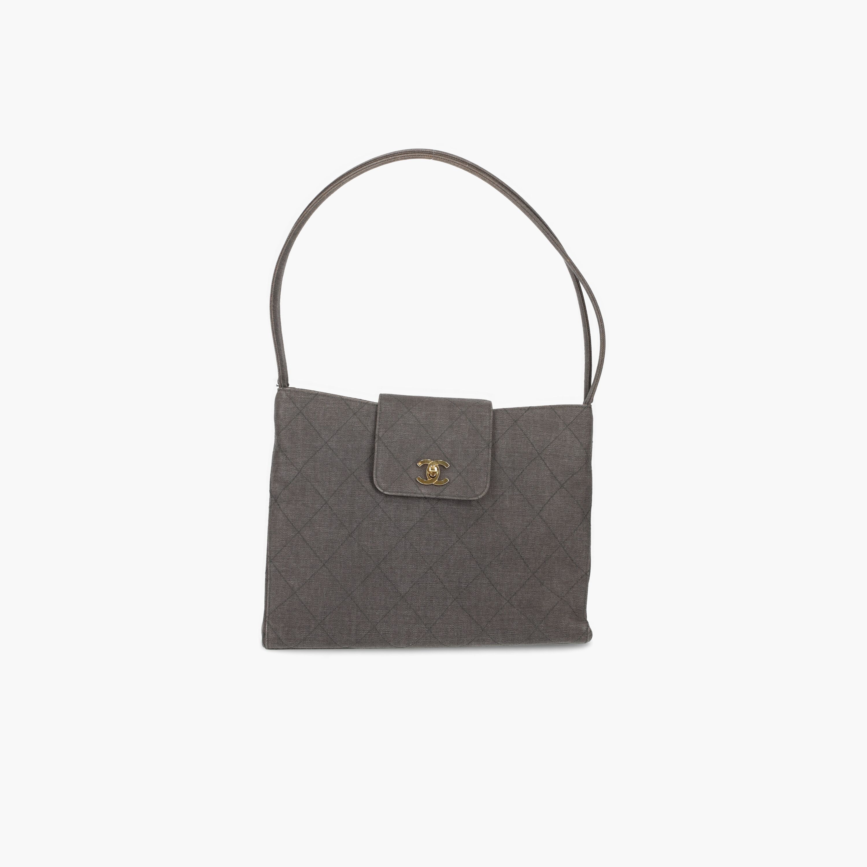 CHANEL Denim Double Handbag