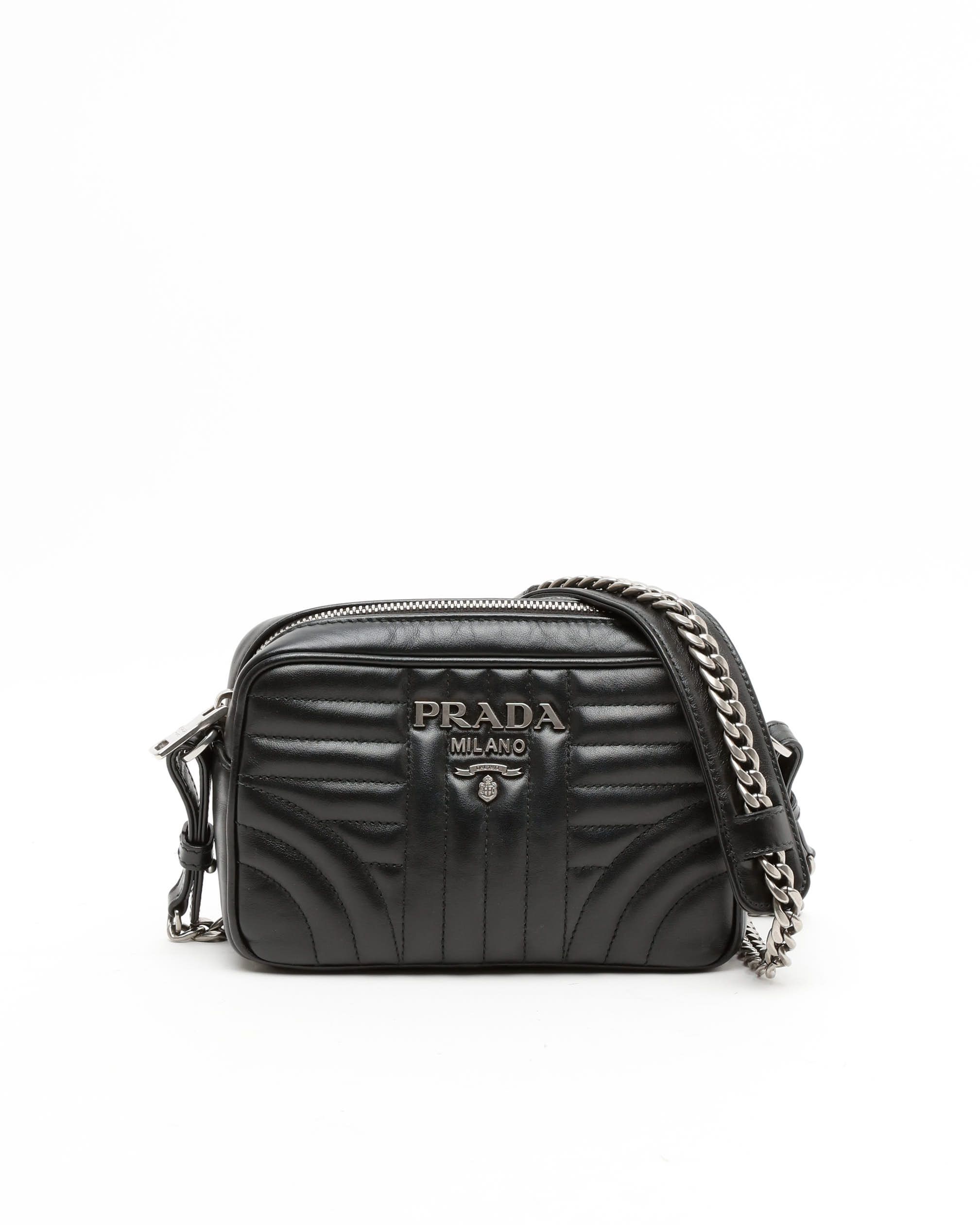 PRADA Small Diagramme Crossbody Bag