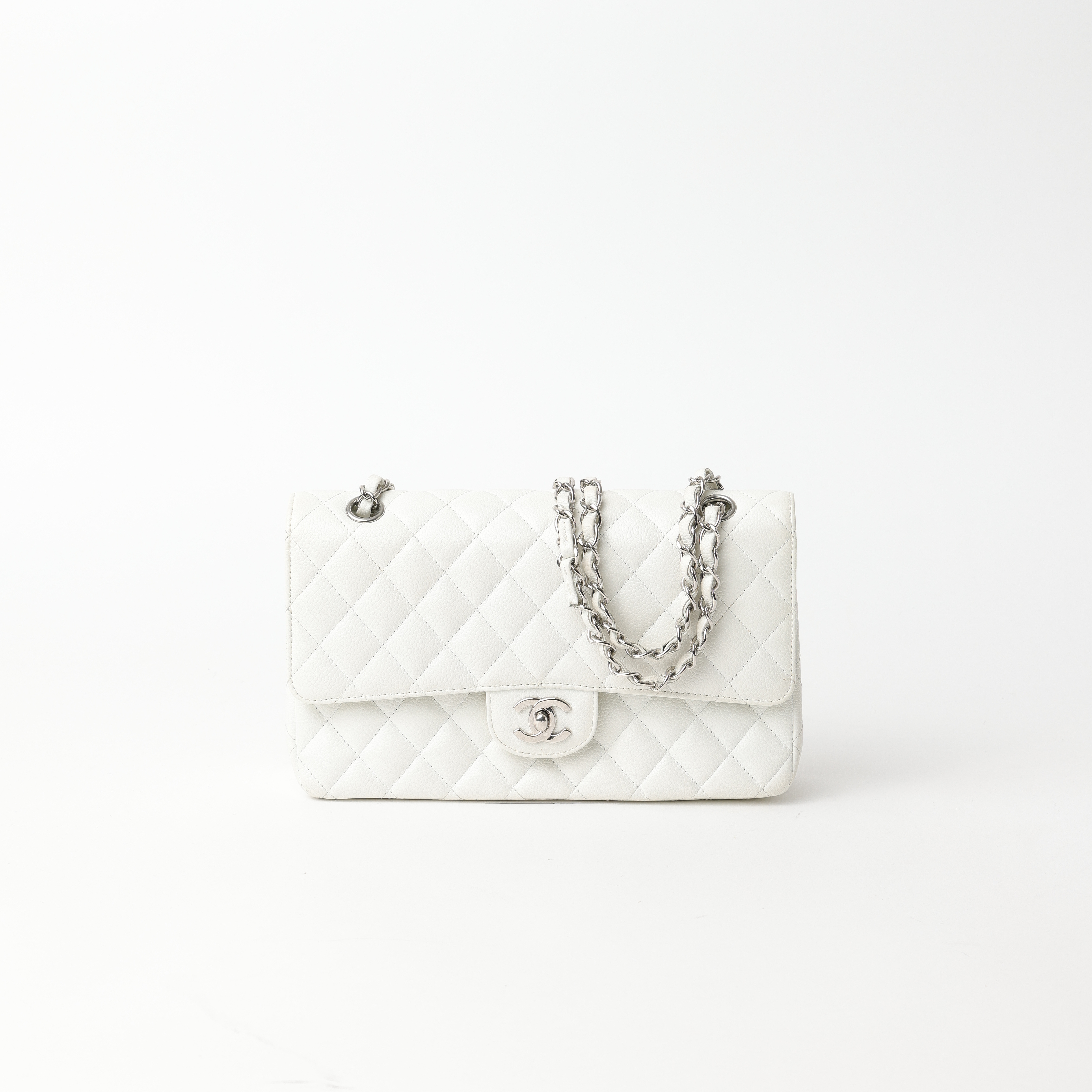 CHANEL Classic Caviar Medium Double Flap Bag
