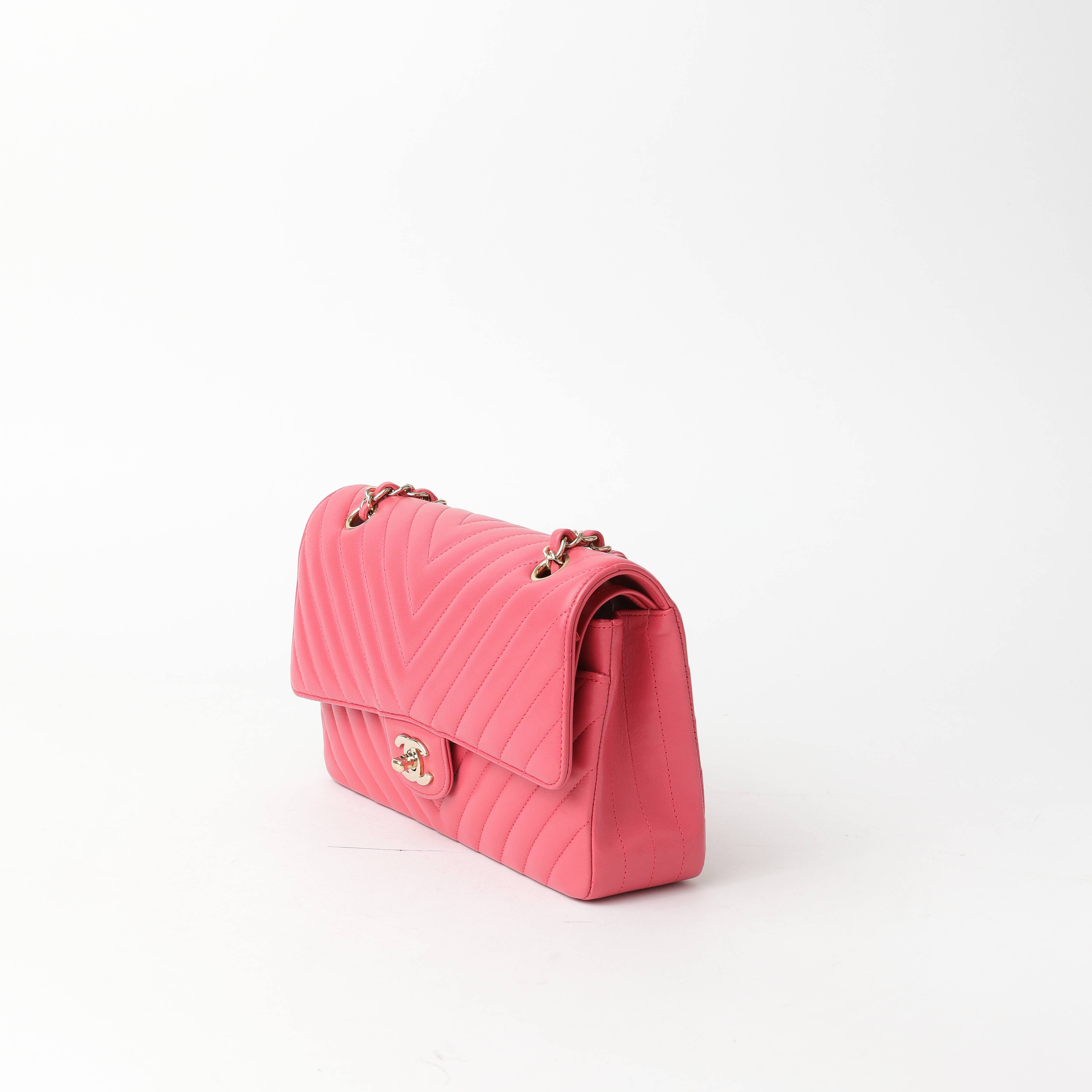 Pre-owned Chanel Chevron Double Flap Bag