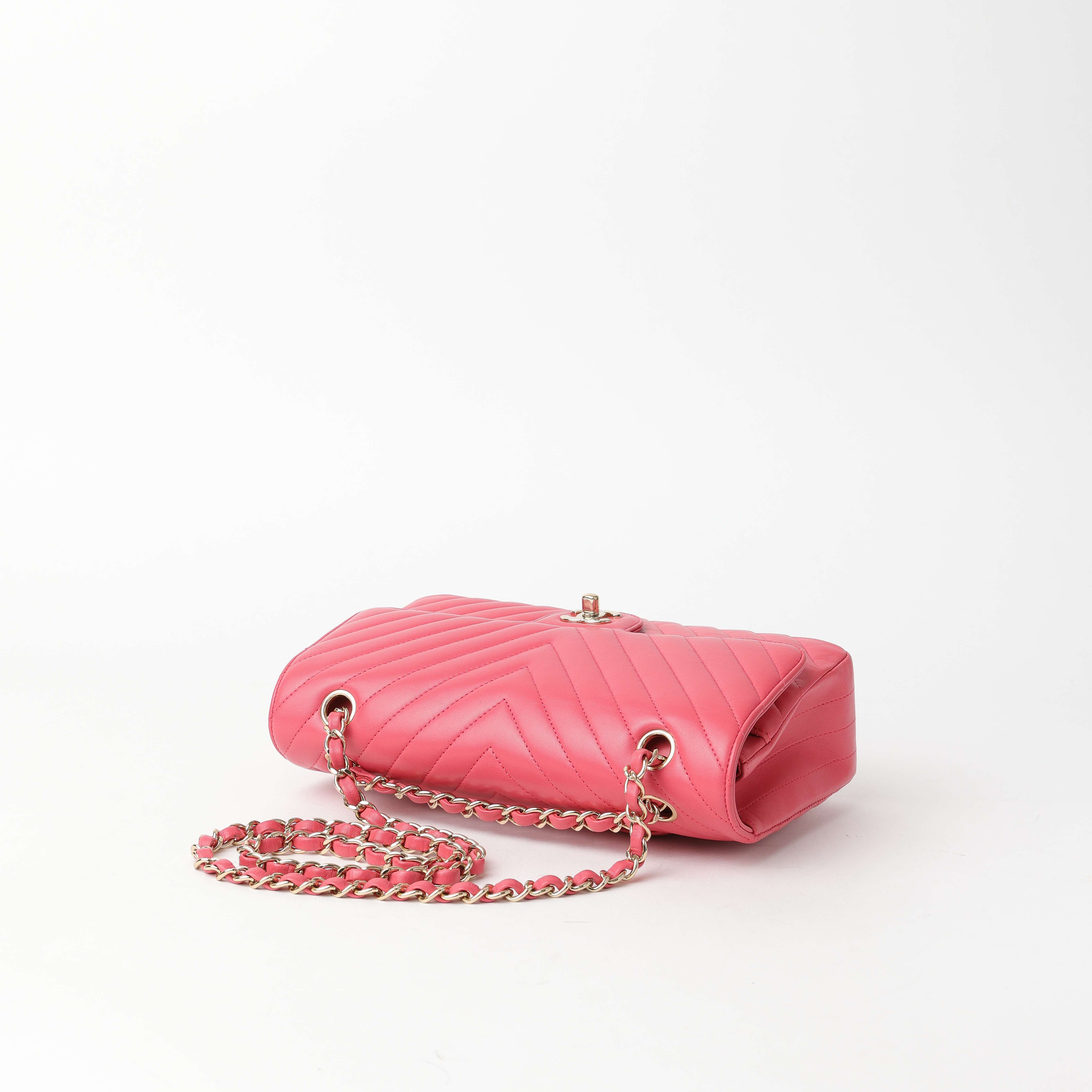 Pre-owned Chanel Chevron Double Flap Bag