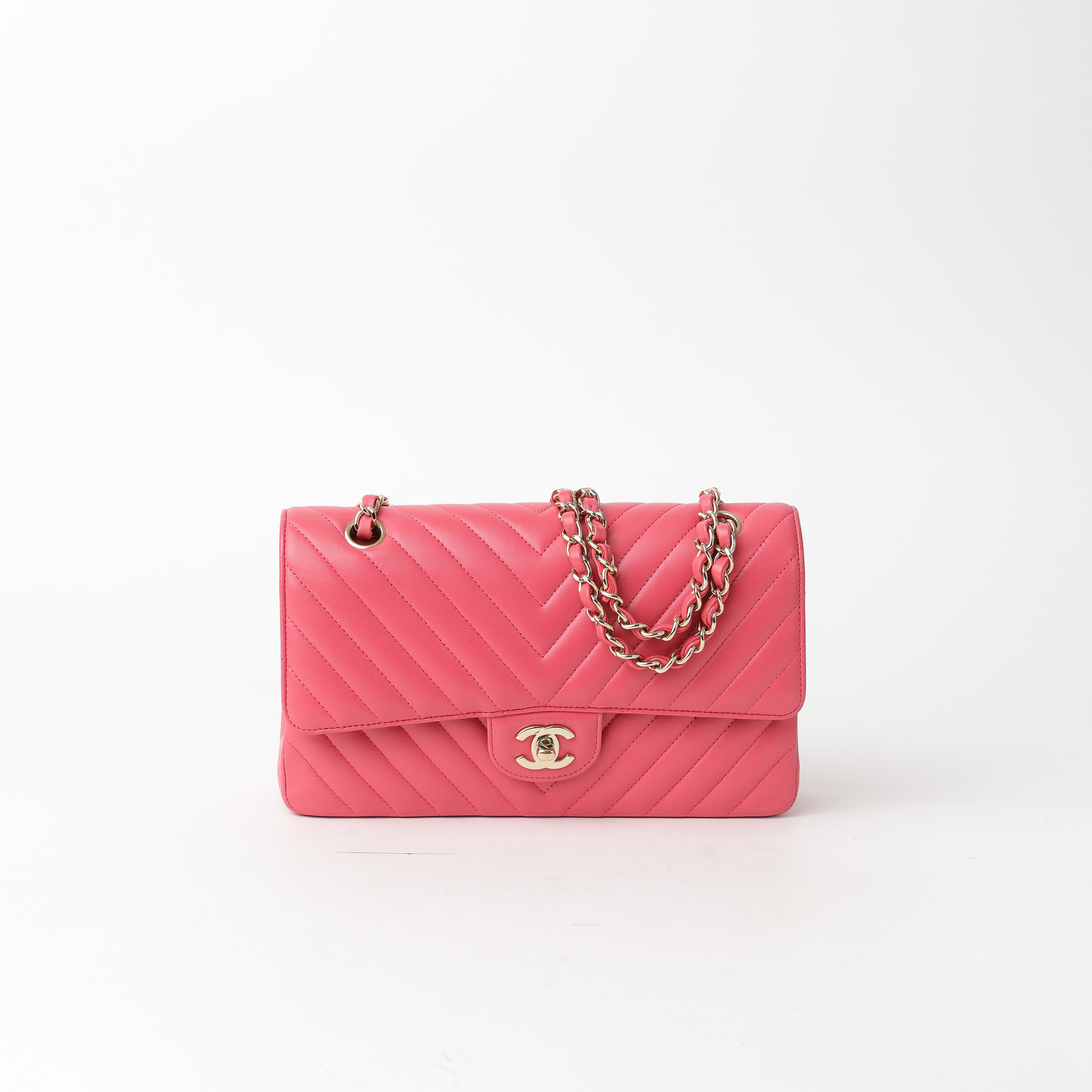 Pre-owned Chanel Chevron Double Flap Bag