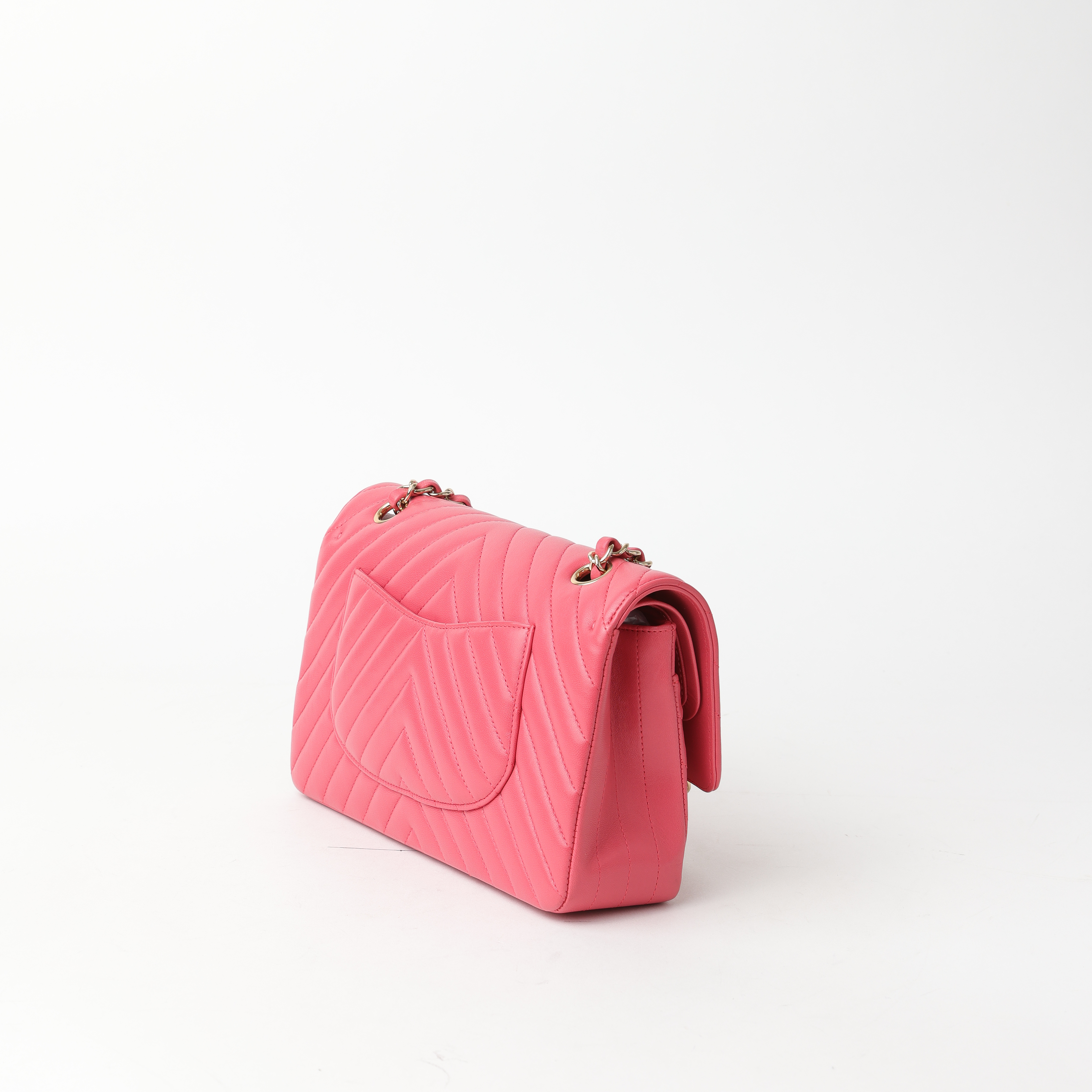 Pre-owned Chanel Chevron Double Flap Bag
