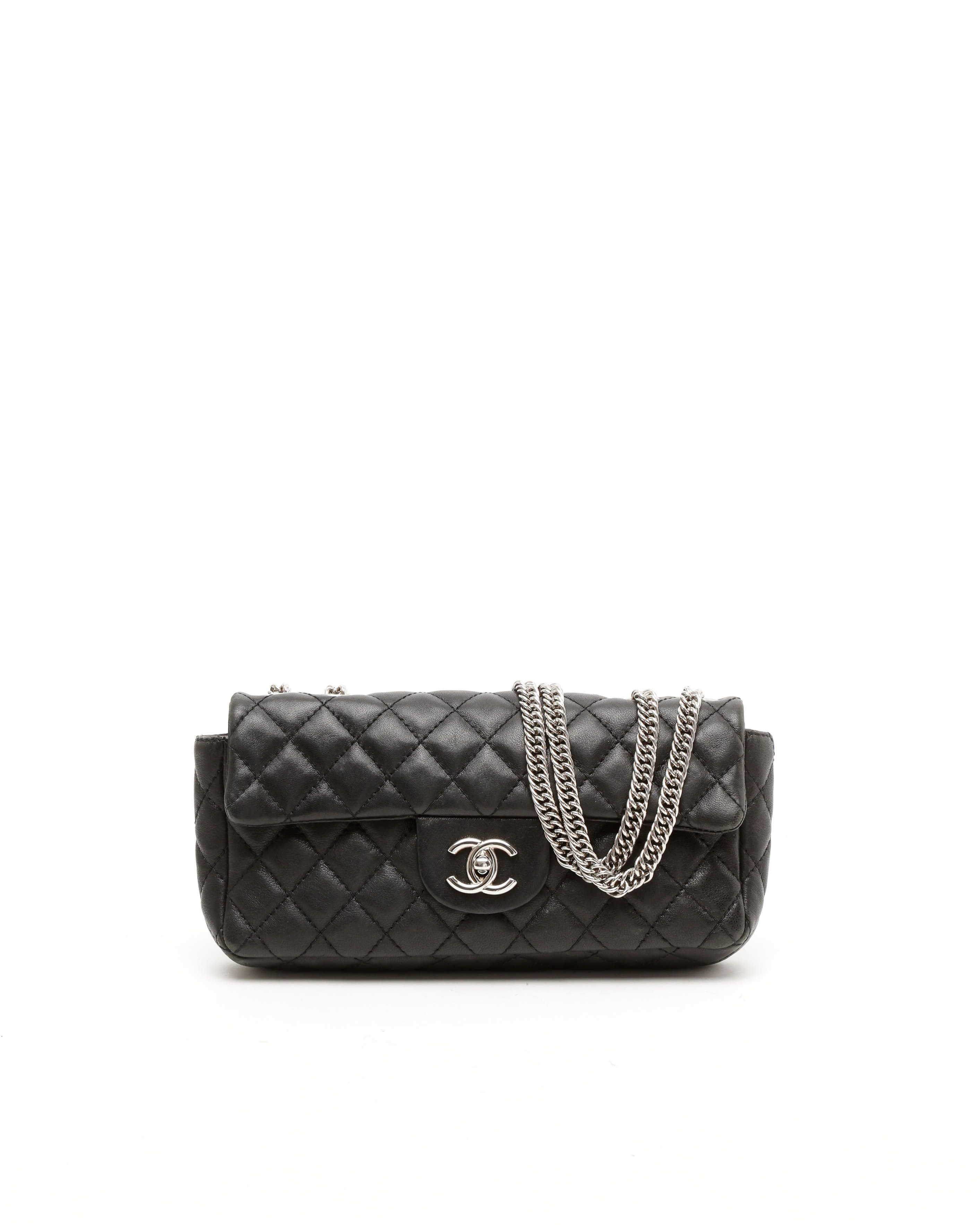 CHANEL East/West Single Flap Bag