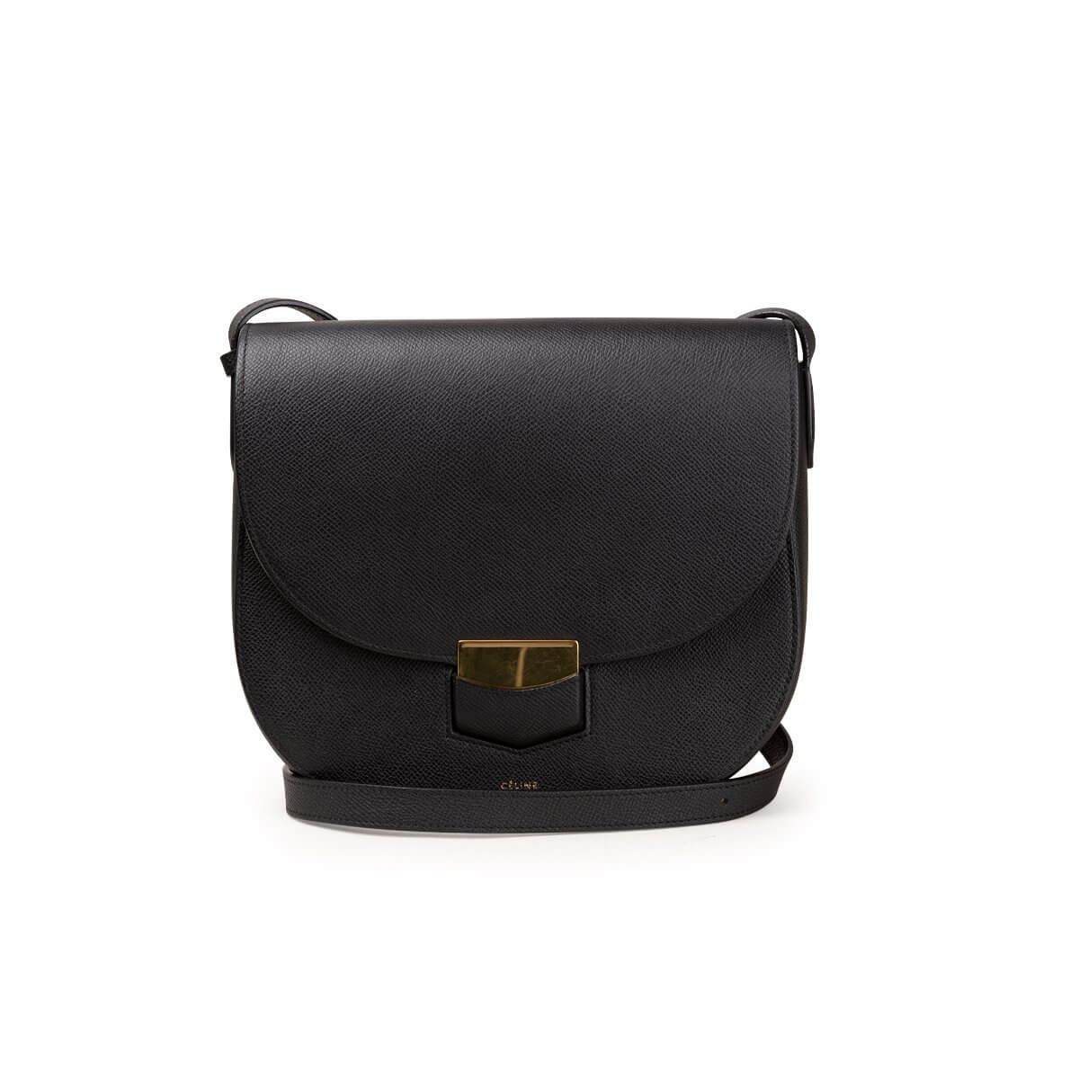 CELINE Compact Trotteur Leather Bag