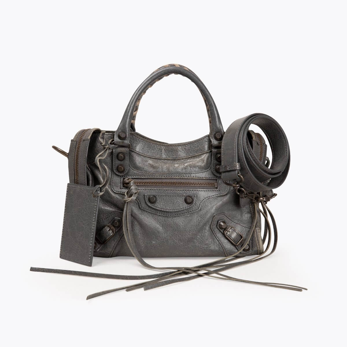 BALENCIAGA Motocross Classic Mini City Bag