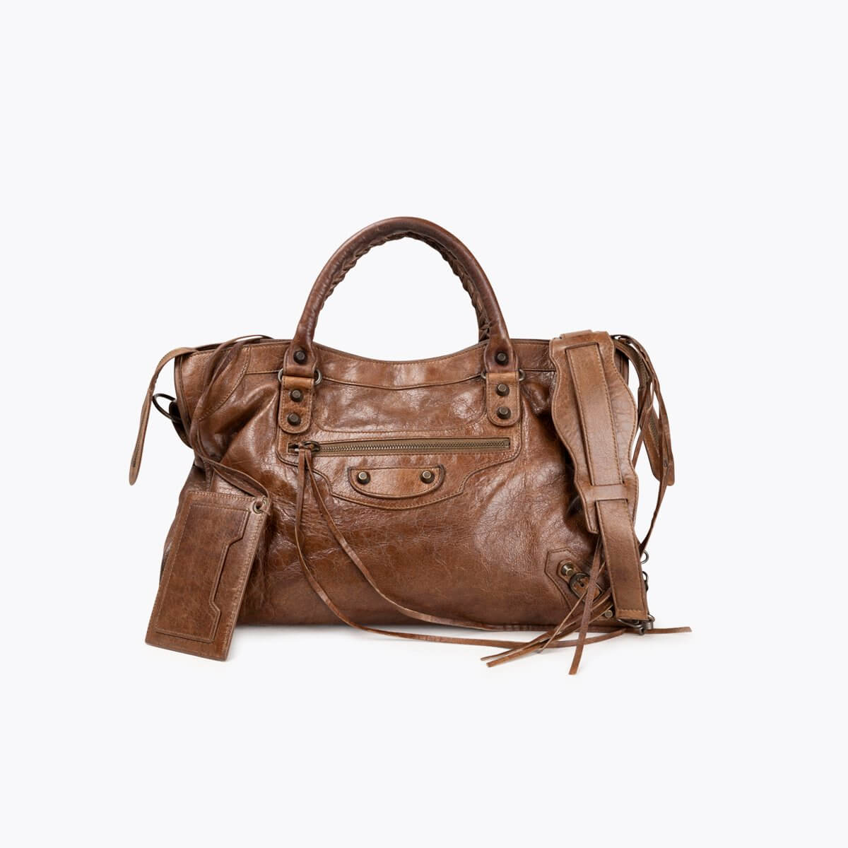 BALENCIAGA Motocross Classic City Shoulder Bag