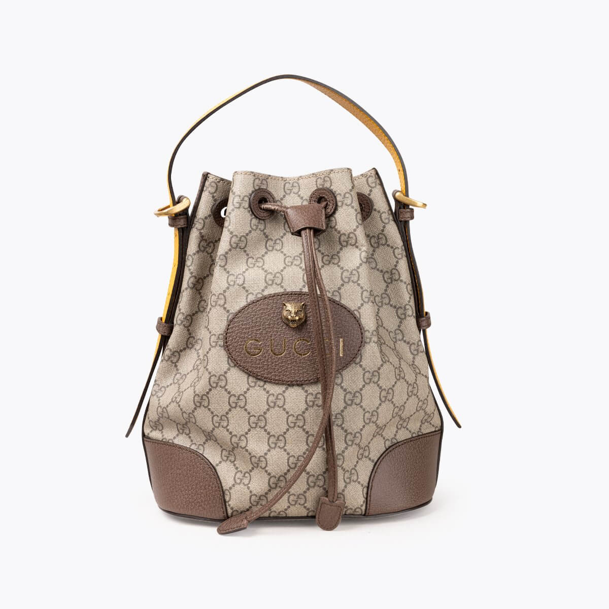 GUCCI GG Supreme Backpack/Bucket Bag