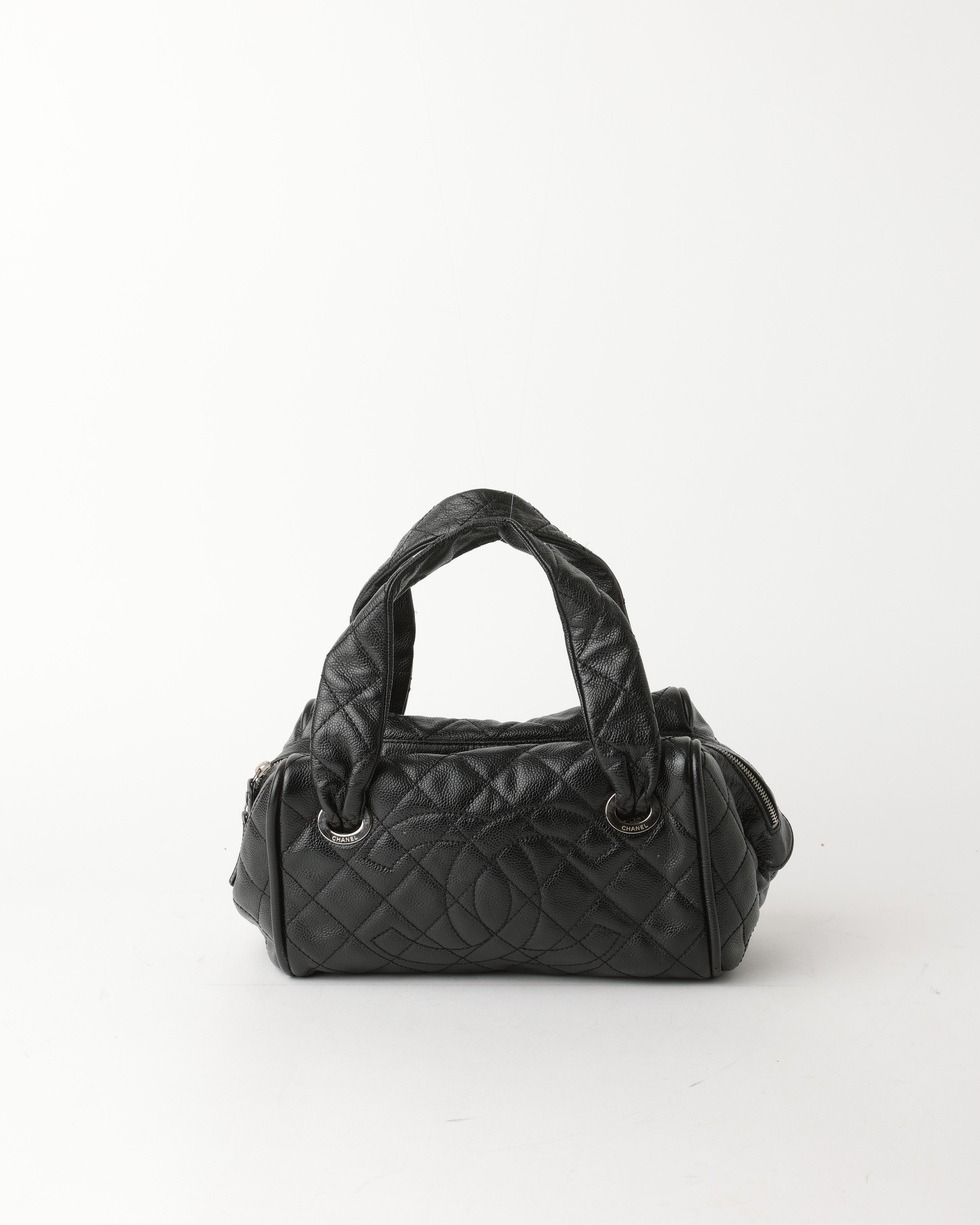 CHANEL CC Caviar Boston Bag