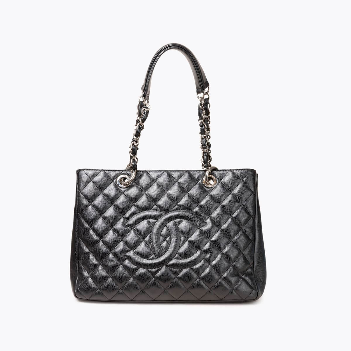 CHANEL Caviar Grand Shopping Tote Bag