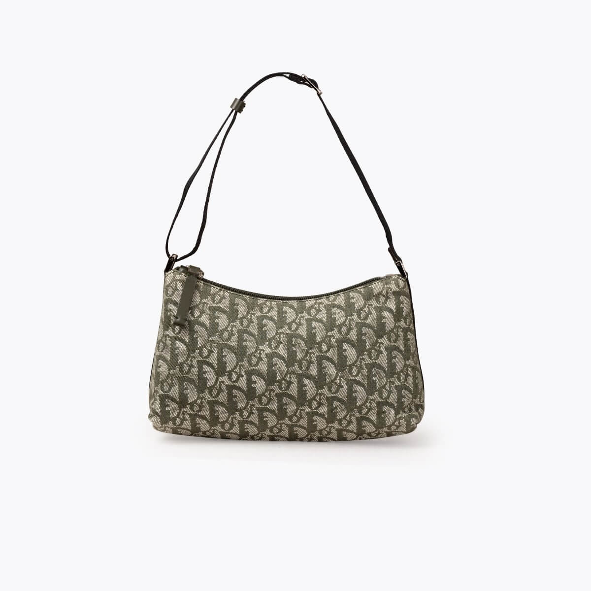 CHRISTIAN DIOR Diorissimo Canvas Shoulder Bag